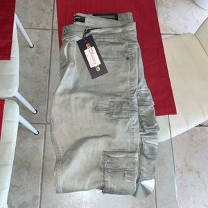 Serenade Mens Jean Pants Grey 34